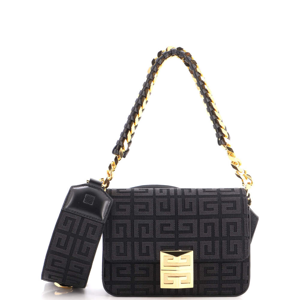 Givenchy Small 4G Woven Chain Top Handle Bag